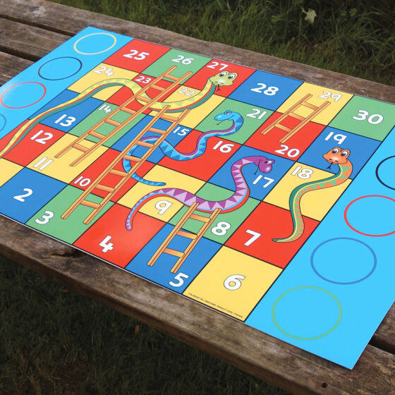 Snakes And Ladders Game Mat