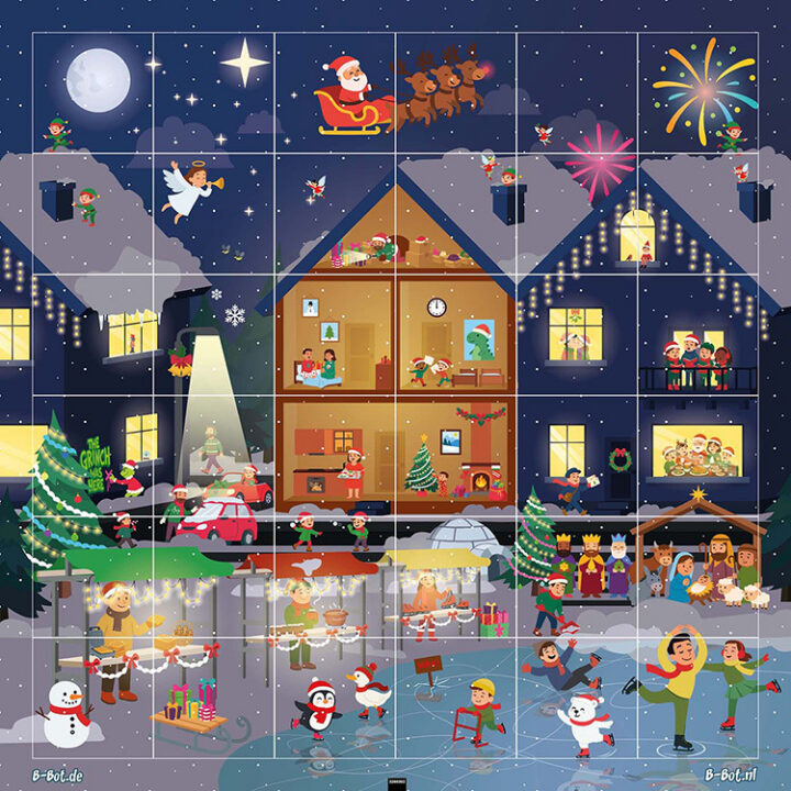 3260302 Beebot mat Kerst