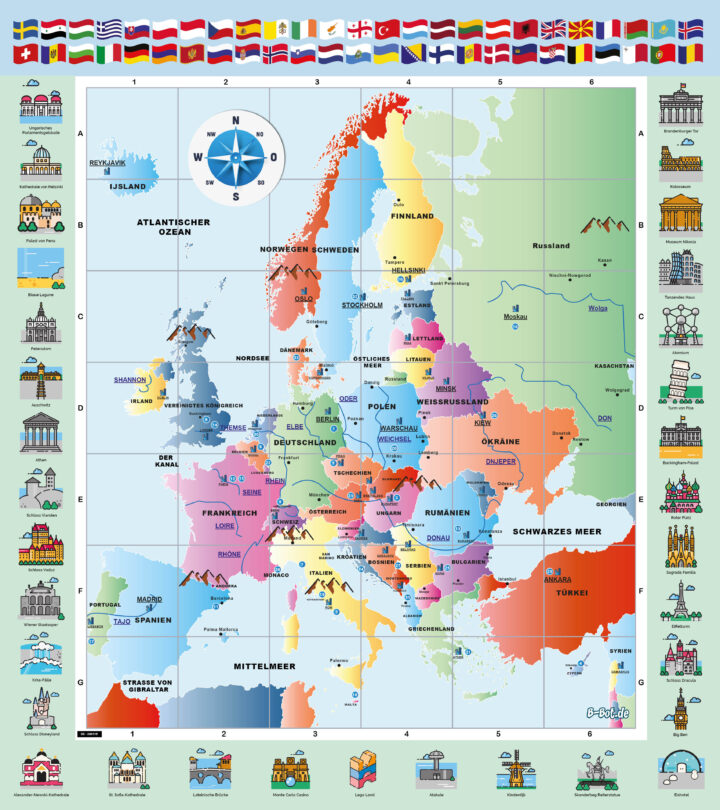 Kidscool Beebot Collectie DE 15 Topografie Europa DE 200119 MA075