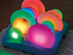 Lichtgevende pebbles in disk